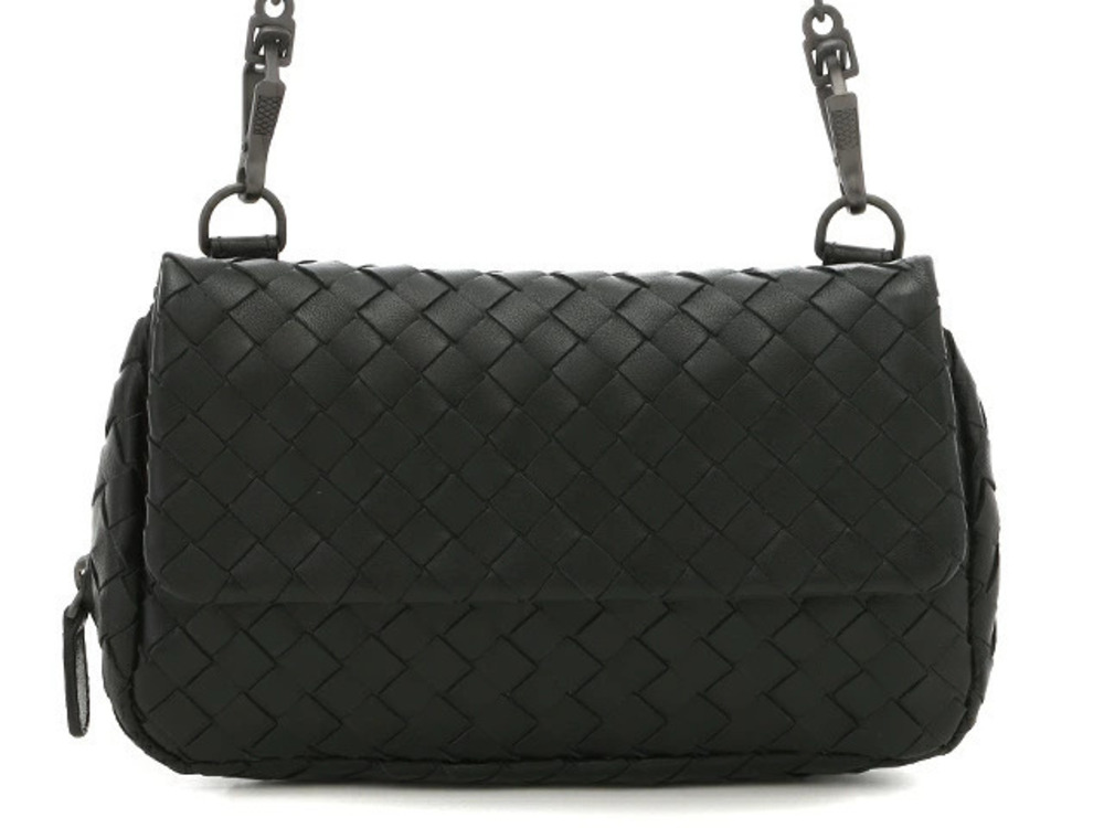 BOTTEGA VENETA Chain Shoulder Bag Calfskin